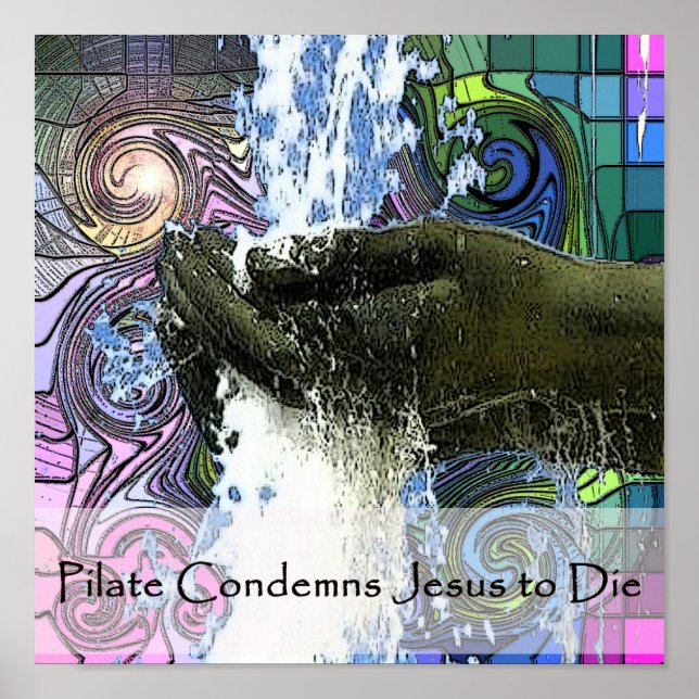 Bahnhöfe des Kreuzes 5 Poster (Vorne)