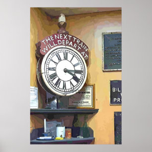 BAHNHÖFE POSTER