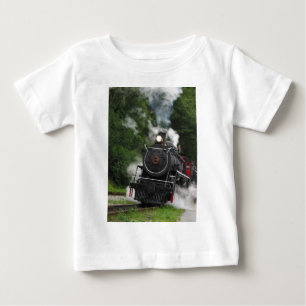 Bahnhofsbahnhof Motor Schiene Kunst Baby T-shirt