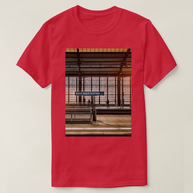 Bahnhofsbahnhof - Verkehr T-Shirt (Design vorne)