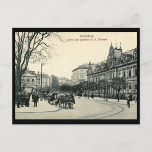 Bahnhofspostamt, Heidelberg, Deutschland Vin Postkarte