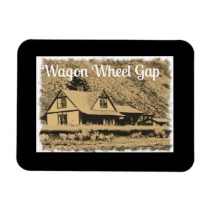 Bahnhofssepia Wagon Wheel Gap Magnet