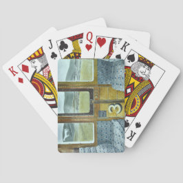Bahnlandschaft (von Eric Ravilious) Spielkarten