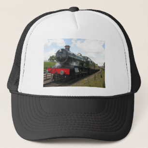 BahnMotor des Vintagen Dampfs, Zug Truckerkappe