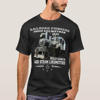 Bahnpioniere Dampflokomotive Heisler T-Shirt