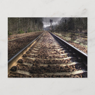 Bahnspur Postkarte