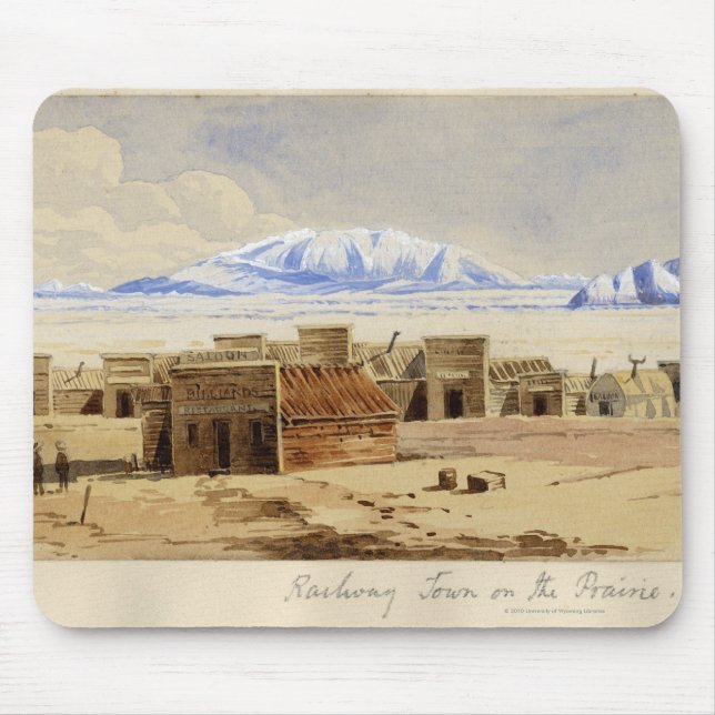 Bahnstadt auf dem Grasland Mousepad (Vorne)