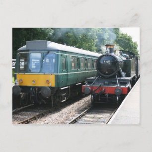 Bahnstation Crowcombe Heathfield, WS Bahn Postkarte