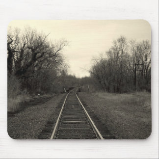 Bahnstrecken B&W Mousepad