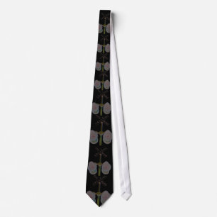 Bahnübergang Necktie, einzigartiges Kunstdesign Krawatte