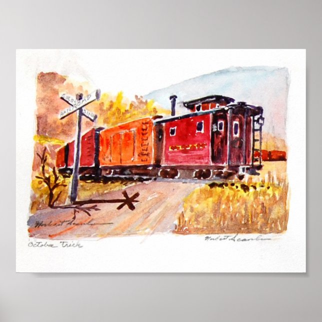 Bahnübergang Poster (Vorne)