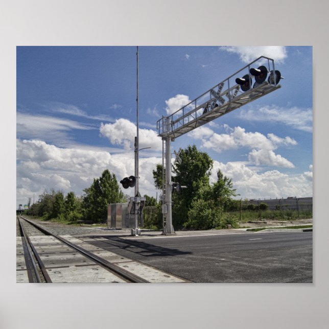 Bahnübergang Poster (Vorne)