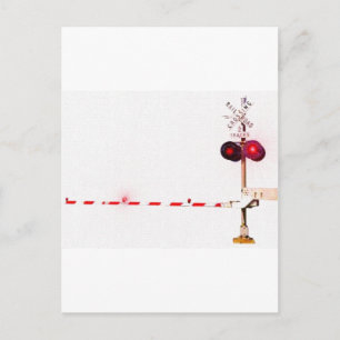 Bahnübergang Postkarte