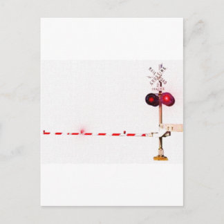 Bahnübergang Postkarte