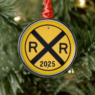 Bahnübergangszeichen Ornament Aus Metall