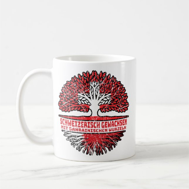 Bahrain Bahrainisch Schweizer Schweiz Baum Wurzel Kaffeetasse (Links)