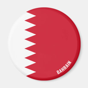 Bahrain Flag Charming Patriotic Magnet