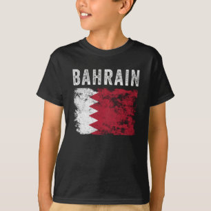Bahrain Flag gestört - Flagge Bahrains T-Shirt