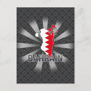 Bahrain Flag Karte 2.0