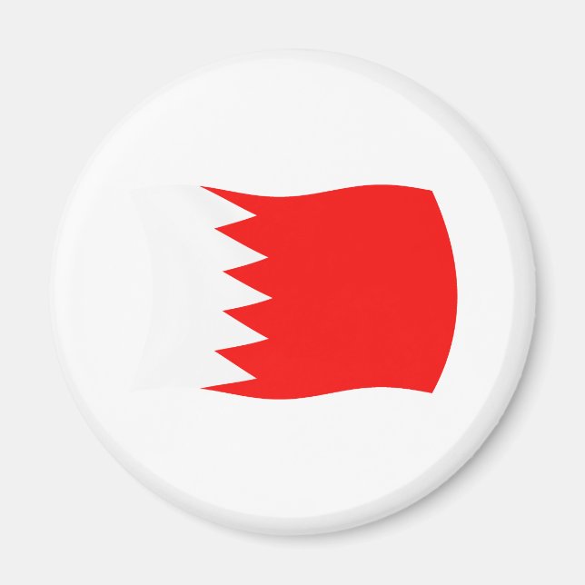 Bahrain Flag Magnet (Vorne)