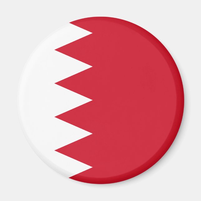 Bahrain Flag Magnet (Vorne)