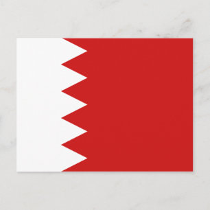 Bahrain Flag Postkarte