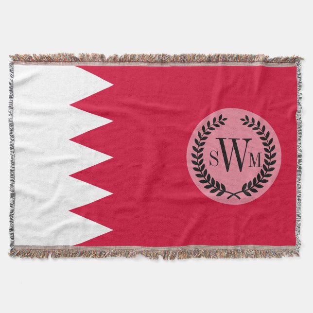 Bahrain-Flagge Decke (Vorderseite)
