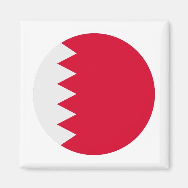 Bahrain-Flagge Magnet (Vorne)