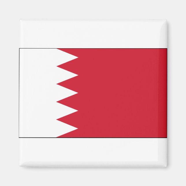 Bahrain-Flagge Magnet (Vorne)