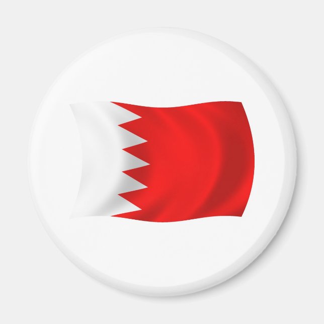 Bahrain-Flagge-Magnet Magnet (Vorne)