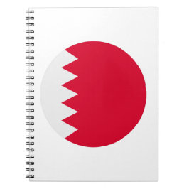 Bahrain-Flagge Notizblock