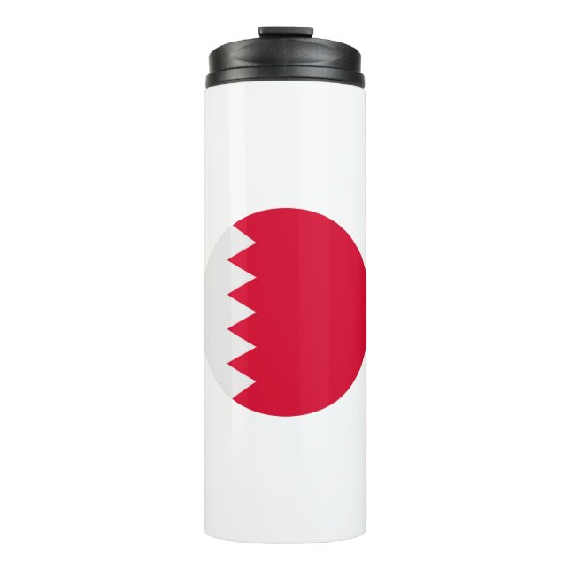 Bahrain-Flagge Thermosbecher (Vorderseite)