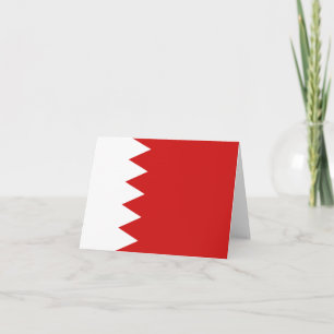 Bahrain-Flaggen-Notizkarte Karte