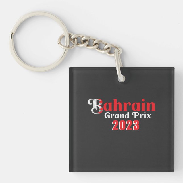 Bahrain Grand Prix Acrylic Schlüsselanhänger (Vorderseite)