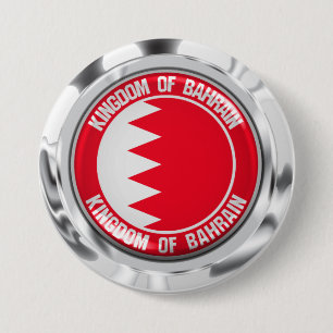 Bahrain Runde Emblem Button