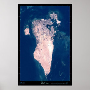 Bahrain Satellite Poster