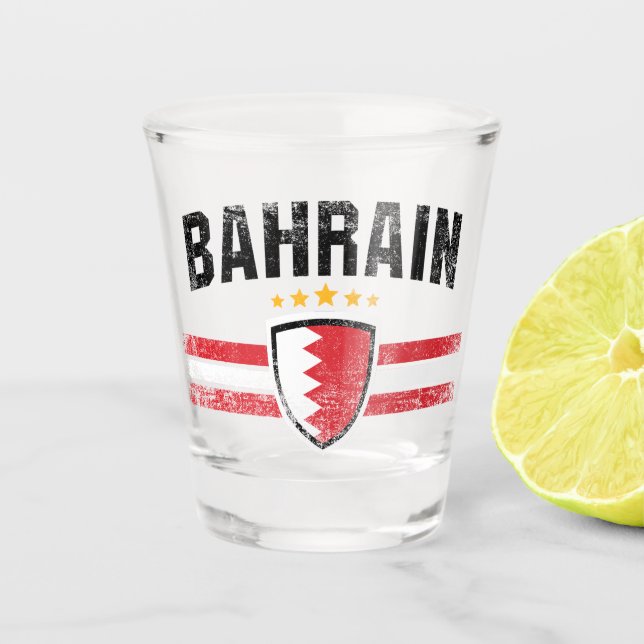 Bahrain Schnapsglas (Vorderseite)