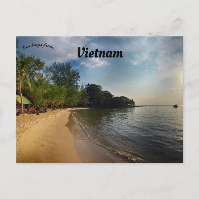 Bai Dai Beach Phu Quoc Vietnam Postkarte (Vorderseite)