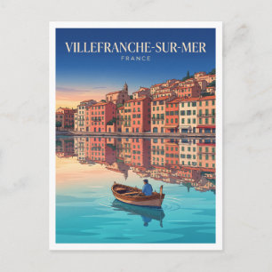 Baie de Villefranche Frankreich Souvenir Postkarte