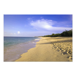 Baie Longue Long Bay Beach, St. Martin, Fotodruck