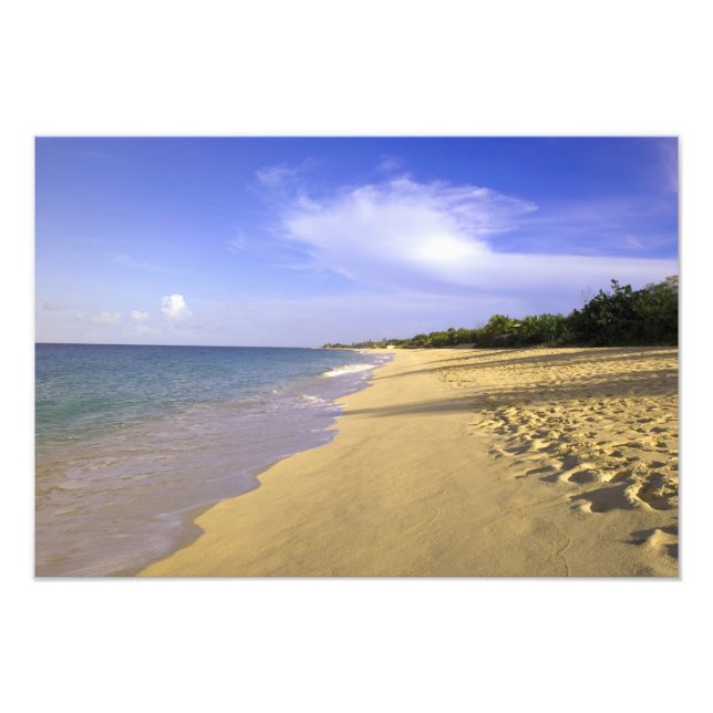 Baie Longue Long Bay Beach, St. Martin, Fotodruck (Vorne)