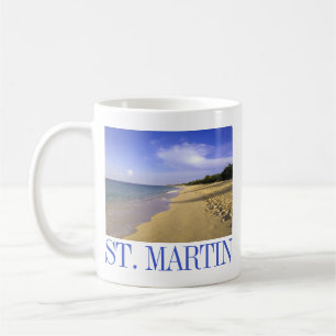 Baie Longue Long Bay Beach, St. Martin Kaffeetasse