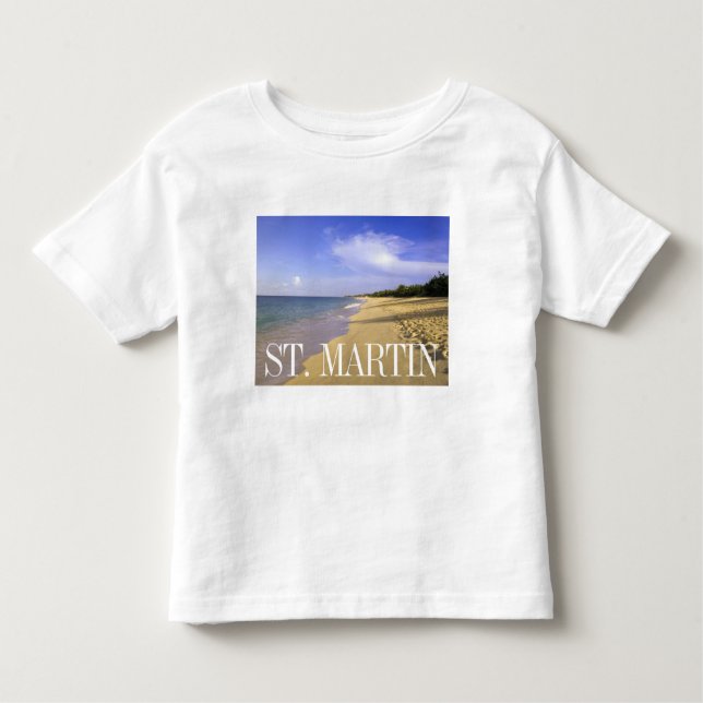 Baie Longue Long Bay Beach, St. Martin Kleinkind T-shirt (Vorderseite)