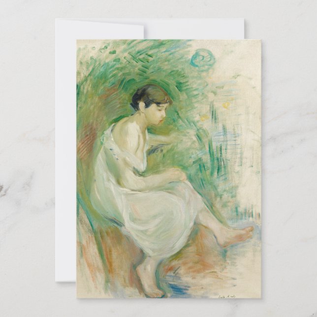 Baigneuse en Chemise | Berthe Morisot (Vorderseite)