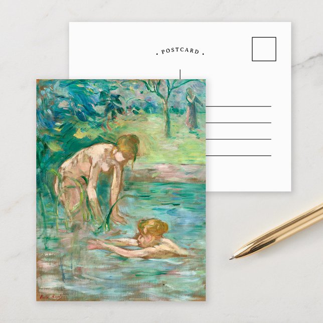 Baigneuses | Berthe Morisot Postkarte (Von Creator hochgeladen)