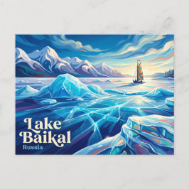 Baikalsee Russland Postkarte