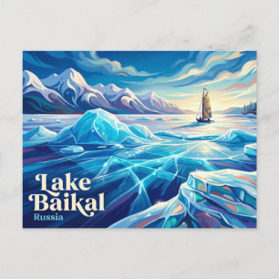 Baikalsee Russland Postkarte