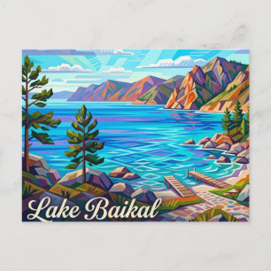 Baikalsee Russland Postkarte