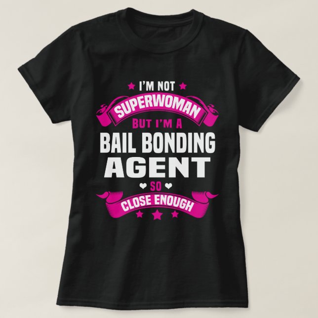 Bail-Bonding-Agent T-Shirt (Design vorne)