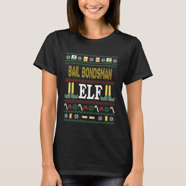 Bail Bondsman Elf T-Shirt (Vorderseite)